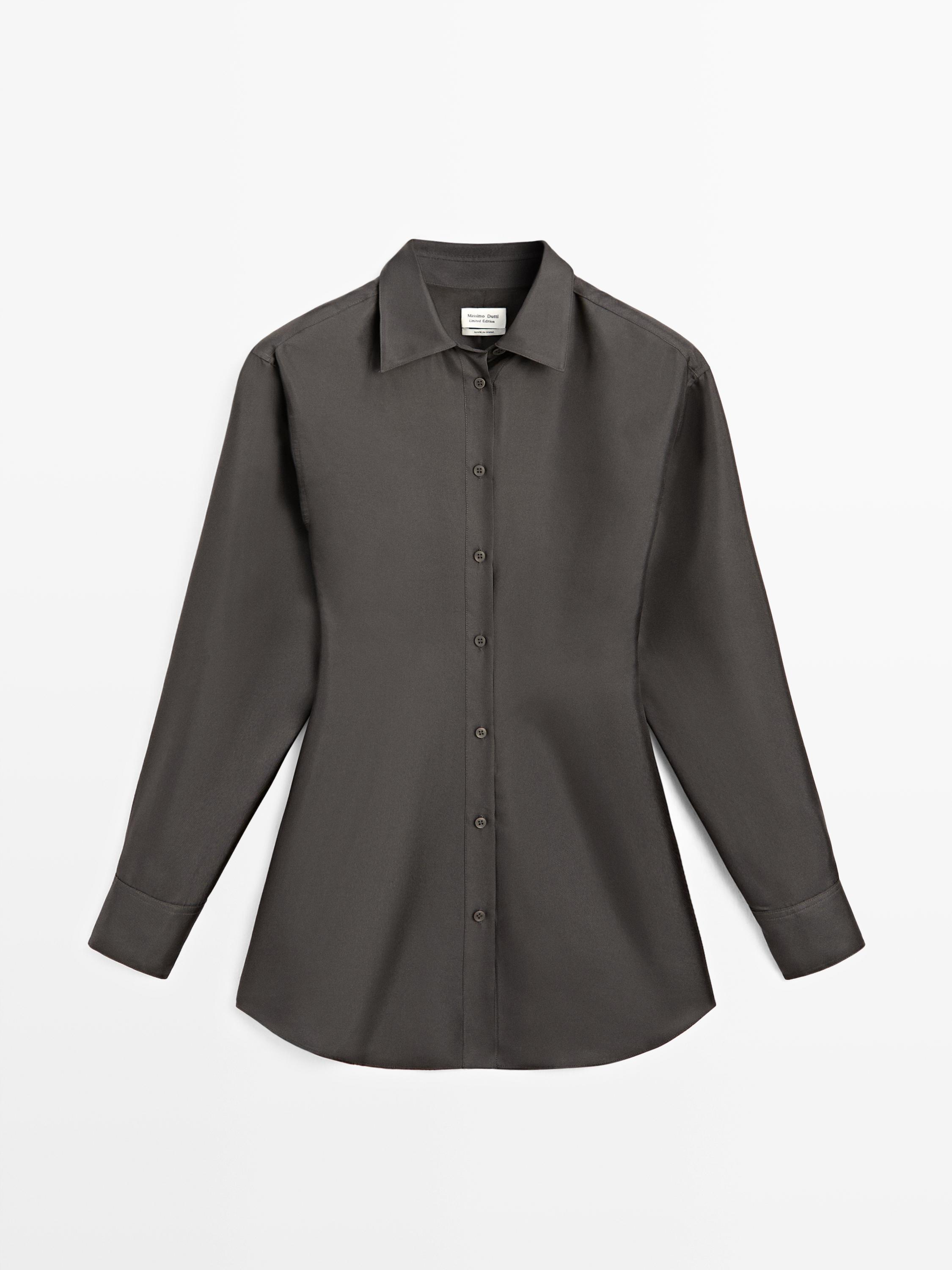 Chemisier fluide cintré 100 % soie - LIMITED